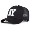 Unisex Letter Embroidery Baseball Net Caps Spring Summer Outdoor Adjustable Casual Hats Dad Hat Sunscreen Hat