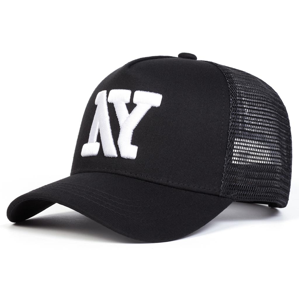 Unisex Letter Embroidery Baseball Net Caps Spring Summer Outdoor Adjustable Casual Hats Dad Hat Sunscreen Hat