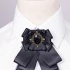 Classic Mens Wedding Bow Tie With Double Layer Satin Tie Clip For Groom And Groomsmen