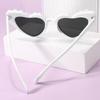 UV400 Protection Cat Eye Eyewear Pearl Frame Heart-shaped Goggle  Outdoor Activities