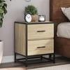 VidaXL Bedside Table Sonoma Oak 40x31x50 Cm Engineered Wood 848676