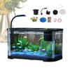 NEW Aquarium Kit Small Betta Fish Tank For Beginners Desktop Beginner Aquarium Household Fish Bowl For Betta Tortoise Frog