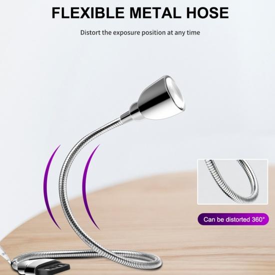 Портативный светодиодный ультрафиолетовый стерилизатор для дезинфекции, USB бактерицидная лампа