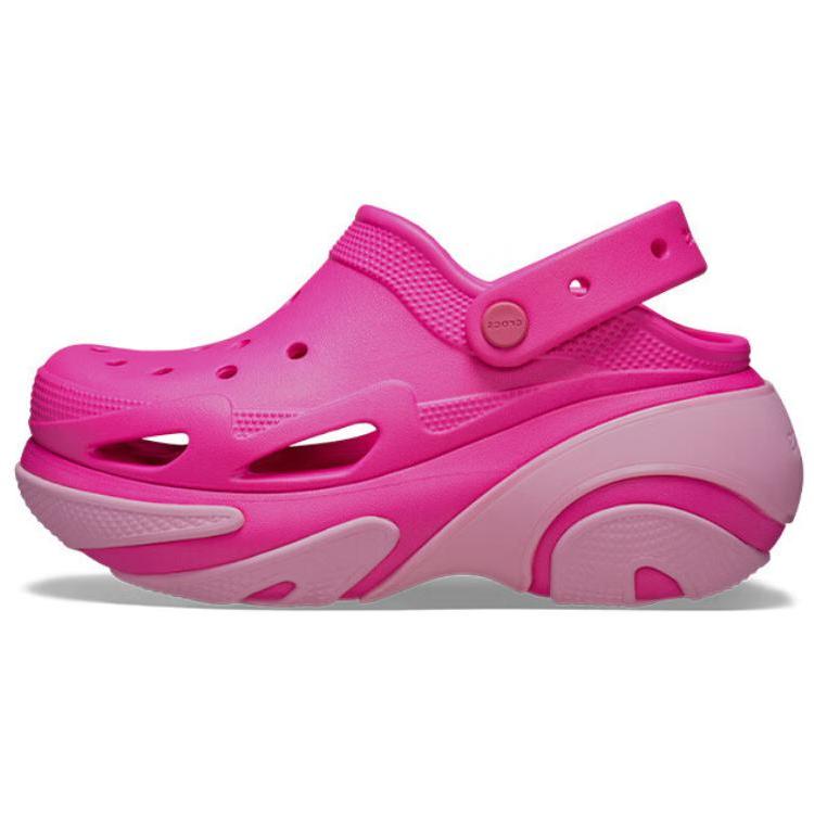 Crocs Женские клоги Bubble Crush Розовые Crush Платформа Комфорт Натяжные 210061-6TW