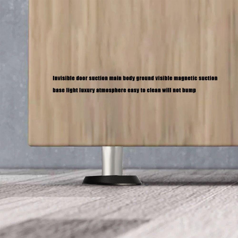 Противоударный Невидимый Дверной Магнитный Стопор Без Сверления Безопасный Магнитный Дверной Упор Снижение Шума Нержавеющая Сталь Дверные Стопоры Держатель