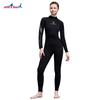 Womens 3mm Full Wetsuit With Front Zipper Long Sleeve Pants Diving Snorkeling Surfing Cold Water Swimming