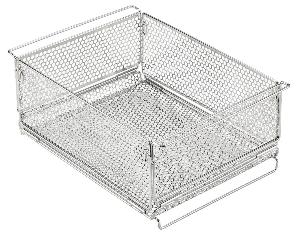 CAMPING MOON Bridge Table IGT Mesh Box IGT Tray Storage Box Stainless Steel Tortoiseshell Pattern CK-24SF