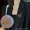 Брошь лиса Полая мультяшная брошь Женский летний пиджак Булавка Японская модная брошь ювелирное изделие изысканная булавка
