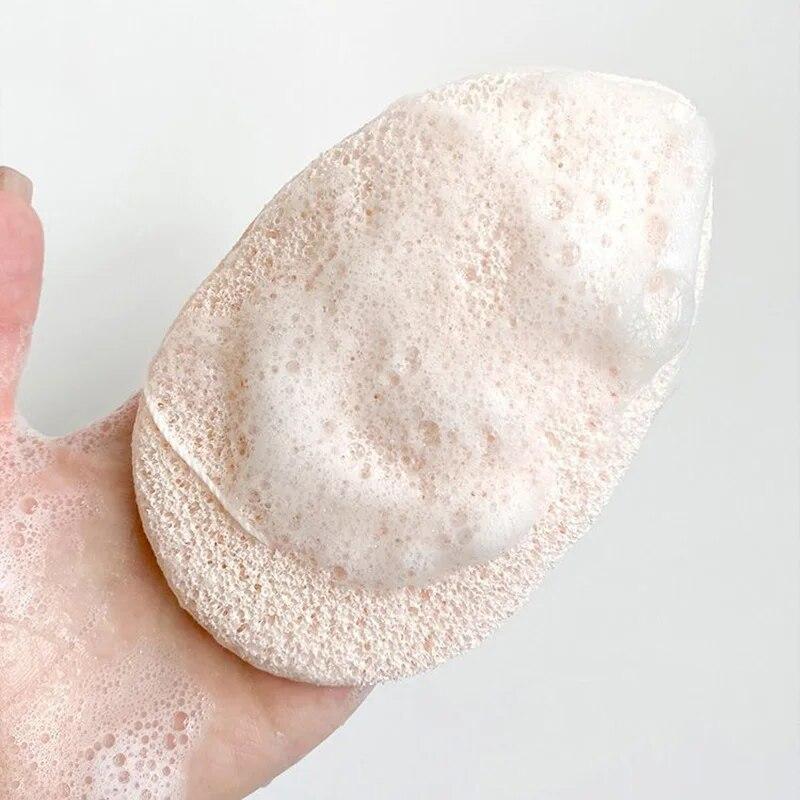 Натуральный очищающий спонж для мытья лица Konjac Konnyaku Exfoliator Очищающая губка Многоразовый инструмент для глубокой очистки лица