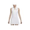 Dri-Fit Court Victory Однотонное Универсальное Удобное Повседневное Теннисное Платье без Рукавов Женские платья Белый DD8731-100