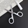 Pure White Children's Scissors Handmade Cut Paper Tool Mini Stationery Scissors  Kindergarten