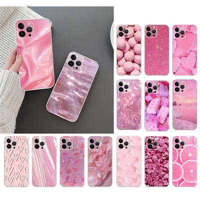 Чехол для телефона для Iphone 14 Pro Max 13 12 11 Pro Max Xs Max Xr X 12mini 7 8 14 Plus Se розовый эстетический чехол Funda Capa Cell