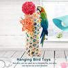 Colorful Parrot Climbing Toys Bird Hanging Cage Chewing Toys with Bell for Pet Supplies