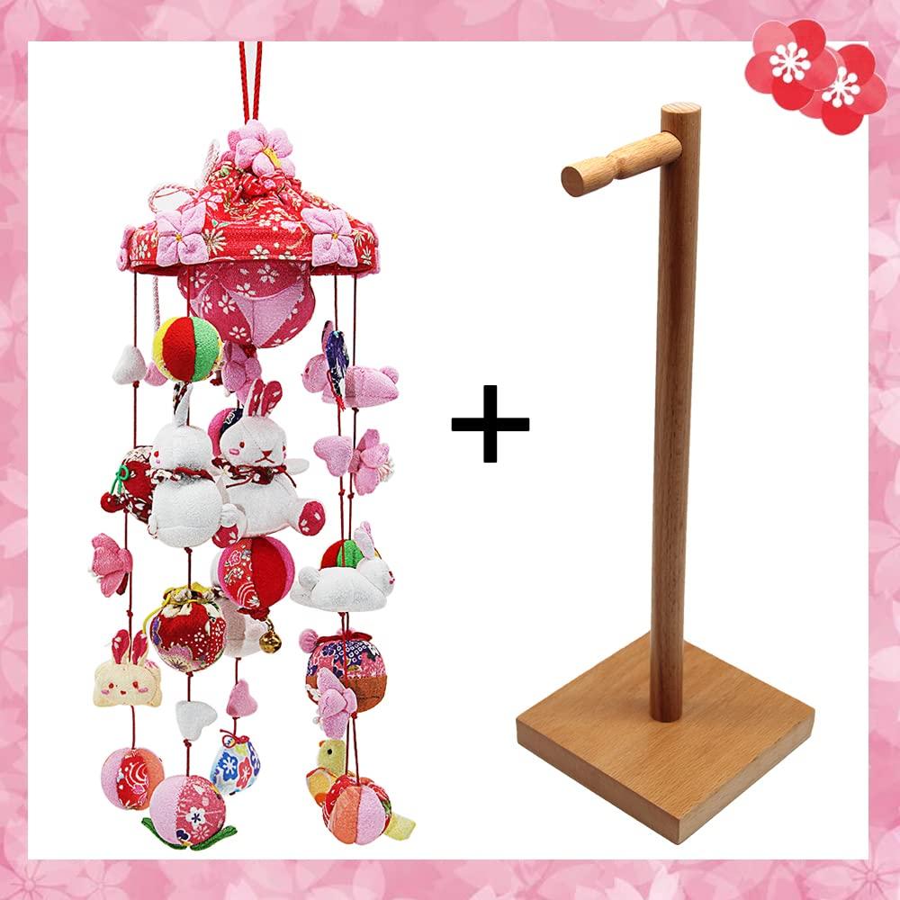 Подвесные куклы OKBABY Подвесное украшение Подвесное украшение с натуральной деревянной подставкой 42 см Подвесной шар Подвесные куклы Kasafuku Hina Инструменты Sagemon Hina