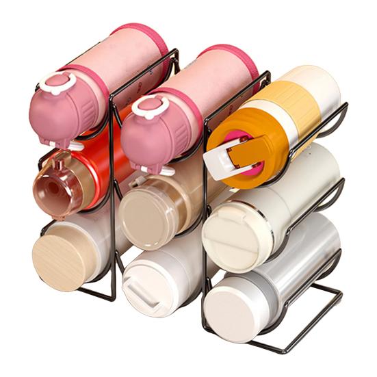 Складная стойка для хранения бутылок с водой, кухонный шкаф, столешница, большая емкость, держатель для кружек, дорожных кружек