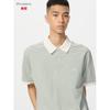 Japan Dry Kanoko Border Polo Shirt