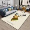 Nordic Living Room Carpet Thick Indoor Cartoon Carpet Imitation Cashmere Cushion Sofa Coffee Table Blanket Light Luxury Bedroom Bed Blanket