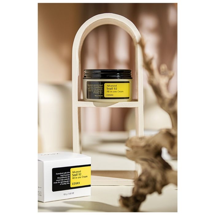 Crème hydratante - Cosrx - ADVANCED SNAIL 92 - 100 g - Tous types de peau - Texture crème