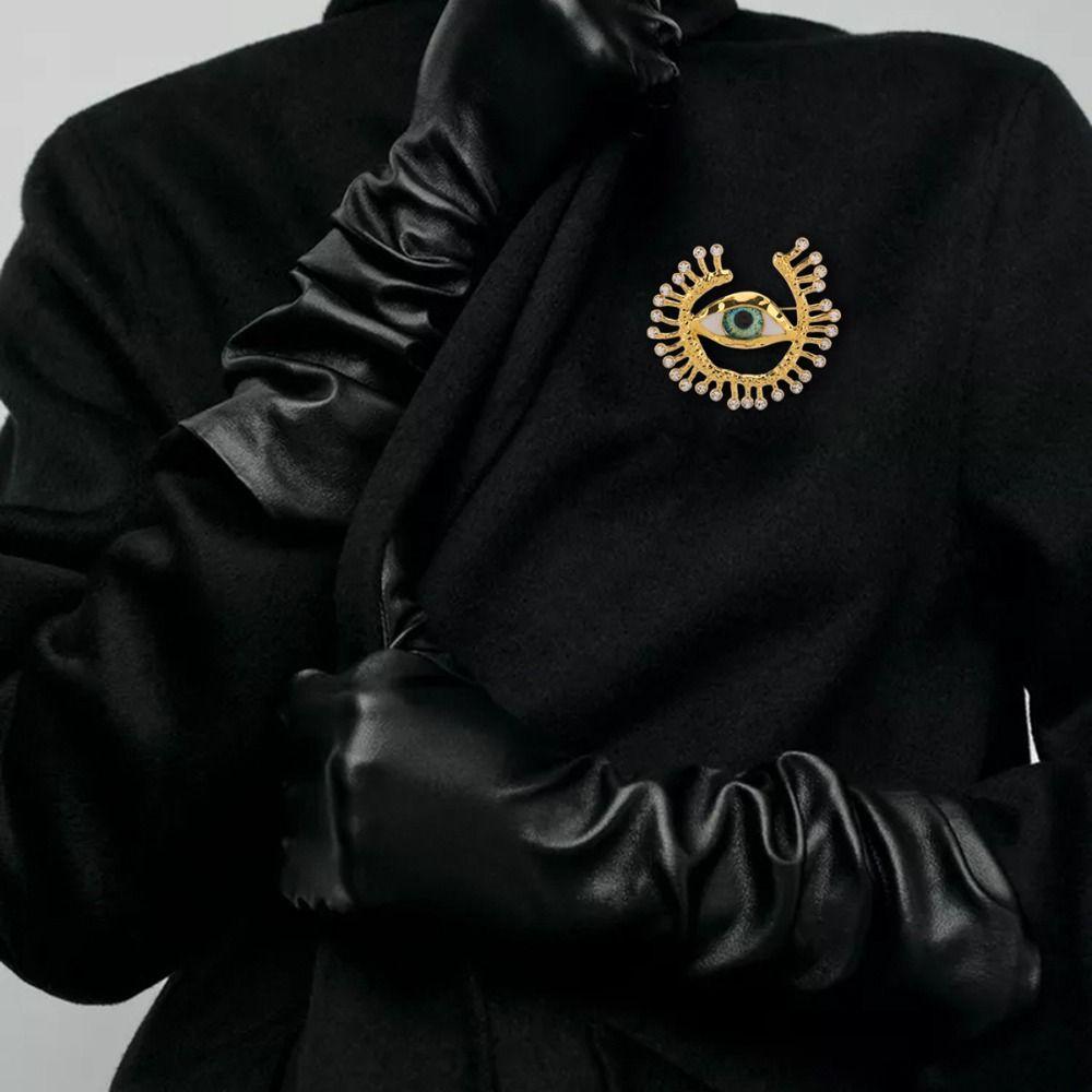 Жемчужные Глаза Демона Серьги-гвоздики Стразы Глаз Дьявола Броши Серьги Глаз Дьявола Сувениры для вечеринки