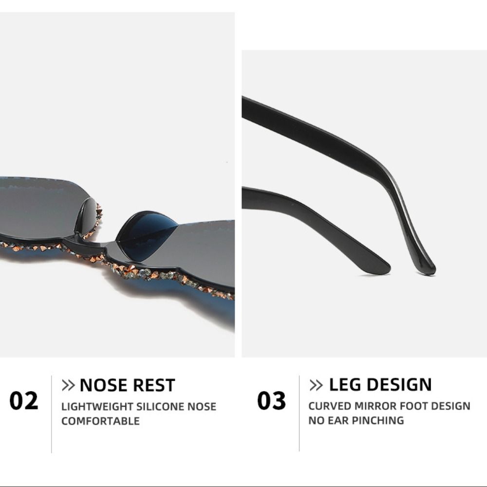 Sun-Protective Outdoor Sunglasses Candy Color Driving Glasses Heart-shaped Sunglasses