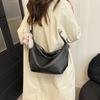 Autumn and Winter Retro Soft Leather Dumpling Bag Women's 2025 New High-end Shoulder Underarm Bag Korean Version Commuter Messenger Bag