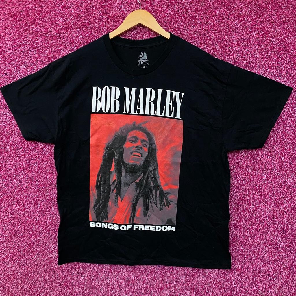 Zion Rootswear Bob Marley Songs of Freedom Graphic T-Shirt XL Unisex T-Shirt