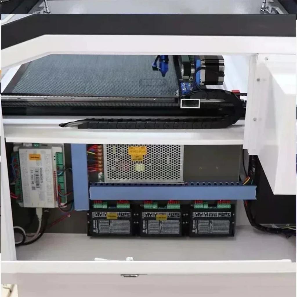 SIHAO Ruida CO2 Laser Engraver 100W Laser Engraving Cutter Machine 700x500mm AutoFocus with Chiller Reci Laser Tube Accessories