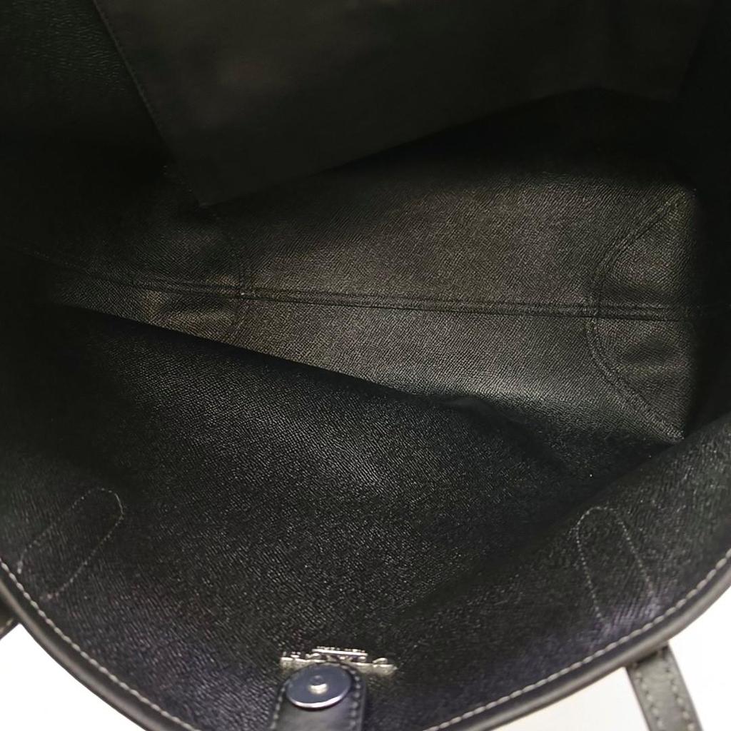 [Pre-Owned] City 33 Classic Logo Faux Leather Tote Bag - Excellent #A3QIY5