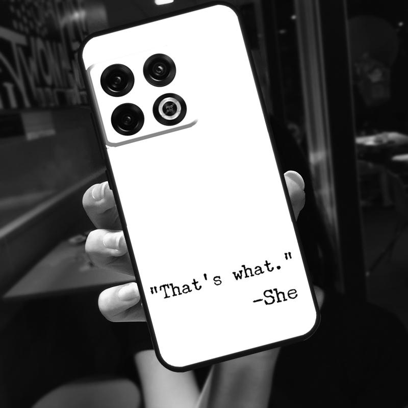 Майкл Скотт That’s What She Said Чехол Для OnePlus 10T 8T 9RT 12 13 13R 11 9 10 Pro OnePlus Nord 4 CE 2 3 Lite N20 N30 Чехол