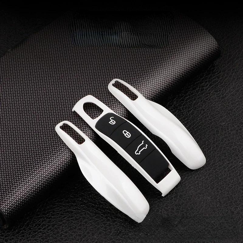 Для Porsche Panamera Spyder Carrera Macan Boxster Cayman Cayenne 911 970 981 991 автомобильный смарт-брелок для дистанционного ключа чехлы набор оболочек