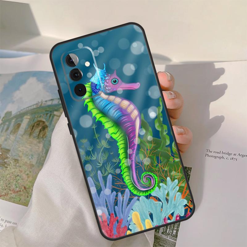Чехол-морской конек для Samsung Galaxy A52 A32 A12 A22 A16 A26 A36 A56 A06 A55 A35 A15 A54 A34 A14 A13 A53