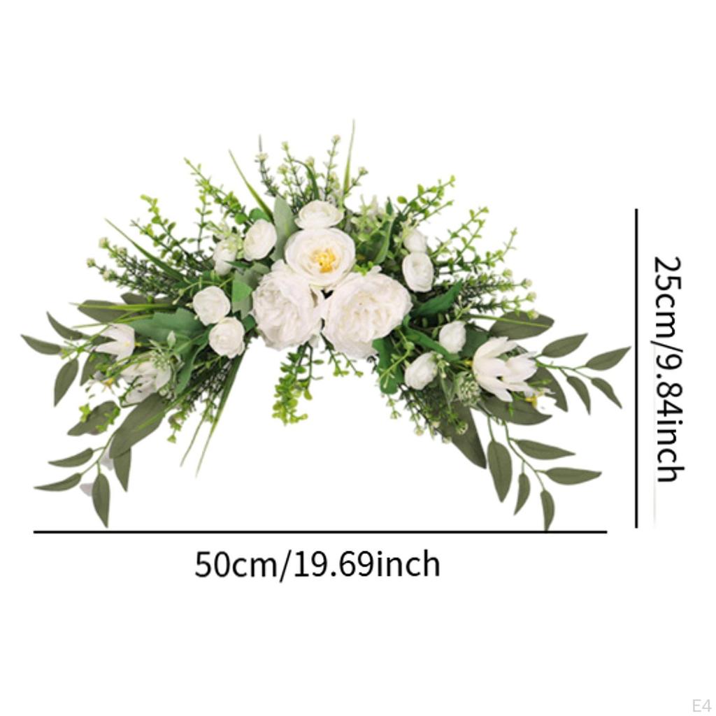 Искусственные цветы гирлянды для украшения свадебной арки, дизайн пионов для внутреннего и наружного использования