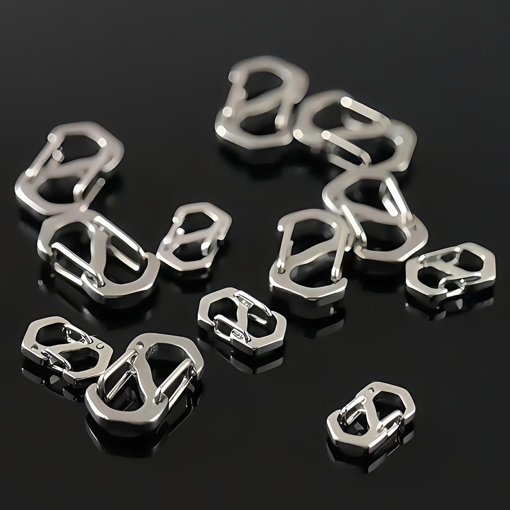 3-5pcs Stainless Steel Letter S Buckle Spring Lobster Clasp Hook Connectors for Necklace Bracelet DIY Jewelry Making Supplies