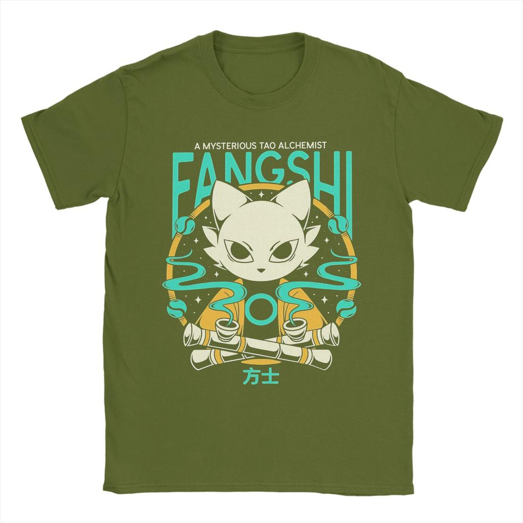 Mysterious Tao Alchemist Nine Sols T Shirt Men 100% Cotton Fashion for Male T-Shirt Round Neck Tee Shirt Short Sleeve Clothes
