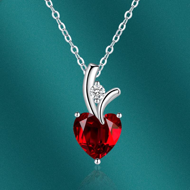 BELLA BOX Heart Pendant Necklace Multiple Colour Fashion Wedding Engagement Jewelry