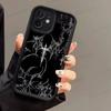 Готический Кибер-Сигил Крест Чехол для Телефона Для iPhone 17 Air 16 e 15 14 13 12 11 Pro Max Plus Mini SE 2020 2022 Силиконовый Чехол-Оболочка