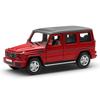 Модель автомобиля Mercedes-Benz G350D Красный автомобиль Моделирование акустооптического сплава Детский красный игрушечный автомобиль