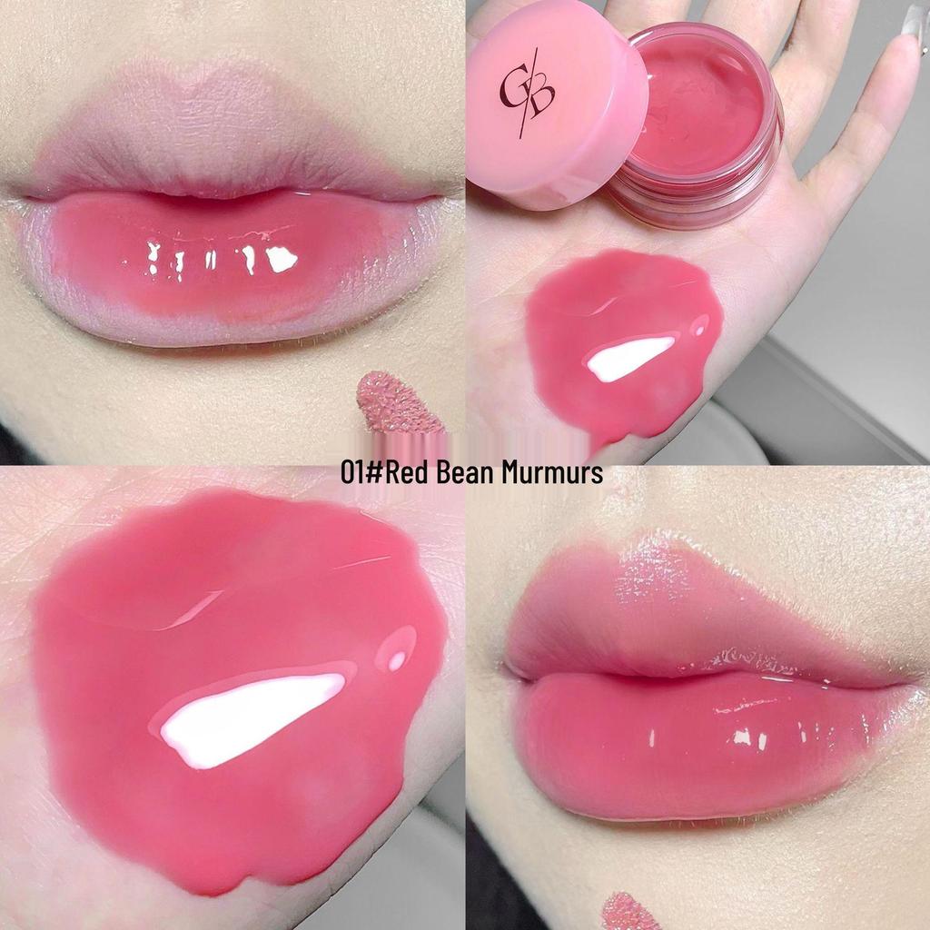 Gege Bear Lip Gloss: Moisturizing, Long-Lasting, Non-Staining, Watery Finish, Cross-Border Color.