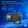 Portable 1080P LCD Projector Smart BT Projector for Phone with Auto Keystone 180 Degrees Adjustable