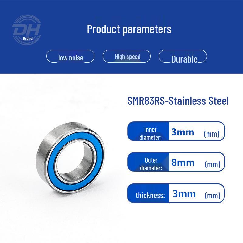 Rust-Proof Stainless Steel Miniature Pulley with Deep Groove Ball Bearing - Anti-Corrosion Gyroscope Ornament Accessory