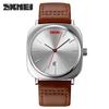 Skmei Новые модные кожаные часы мужские водонепроницаемые деловые кварцевые часы немеханические часы взрыв