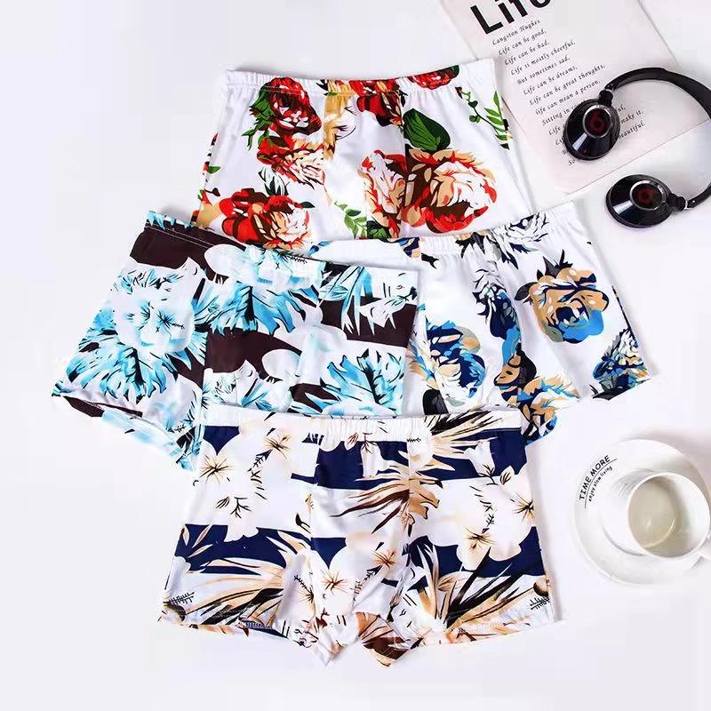 Мужские трусики, 4 шт./лот, мужские трусы, мужские шорты, боксеры, нижнее белье, модные сексуальные мужские боксеры с бамбуковыми отверстиями, большой размер L-4XL