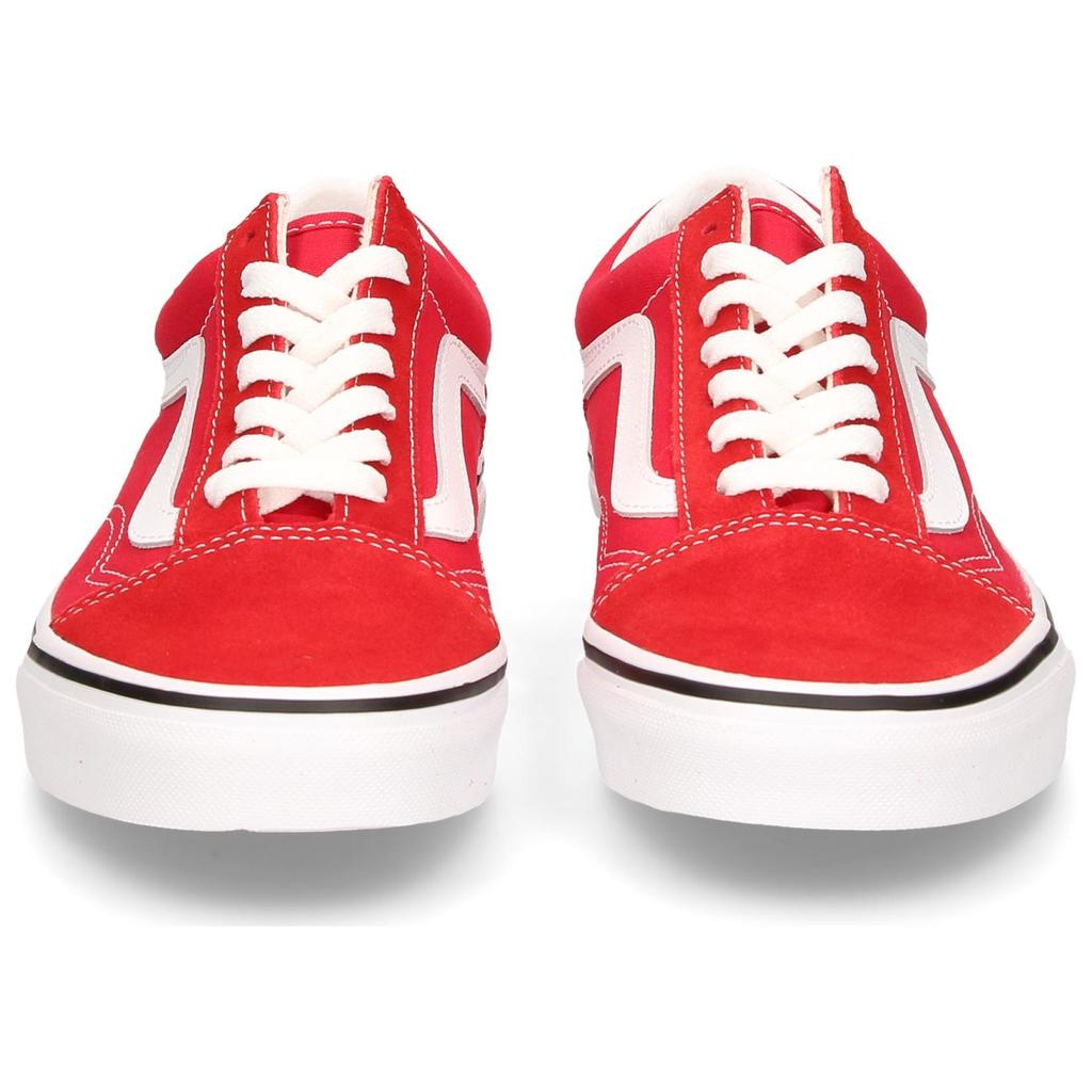 Vans Old Skool Reissue 136 Comfortable Lightweight Durable Breathable Low-Top Skate Shoes Unisex Sneakers Red VN000MT6CIS