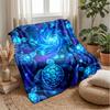 Space Dinosaur Dreams Theme blanket Lightweight Warm Flannel Blanket Decorative Throw Blanket for Home Decoration
