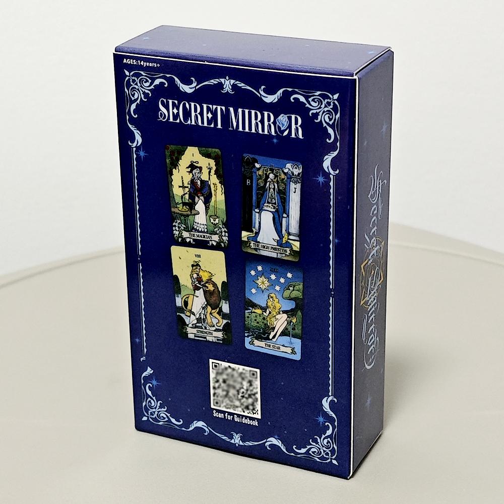 Секретная Зеркальная Колода Таро 78 шт. Красочные Карты Таро, основанные на системе Райдера-Уэйта 10,3*6см