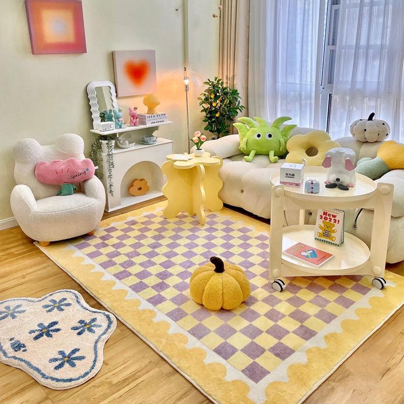 Pink Girly Style Thickened Cashmere-Like Blanket for Bedside, Sofa, Living Room, or Bay Window