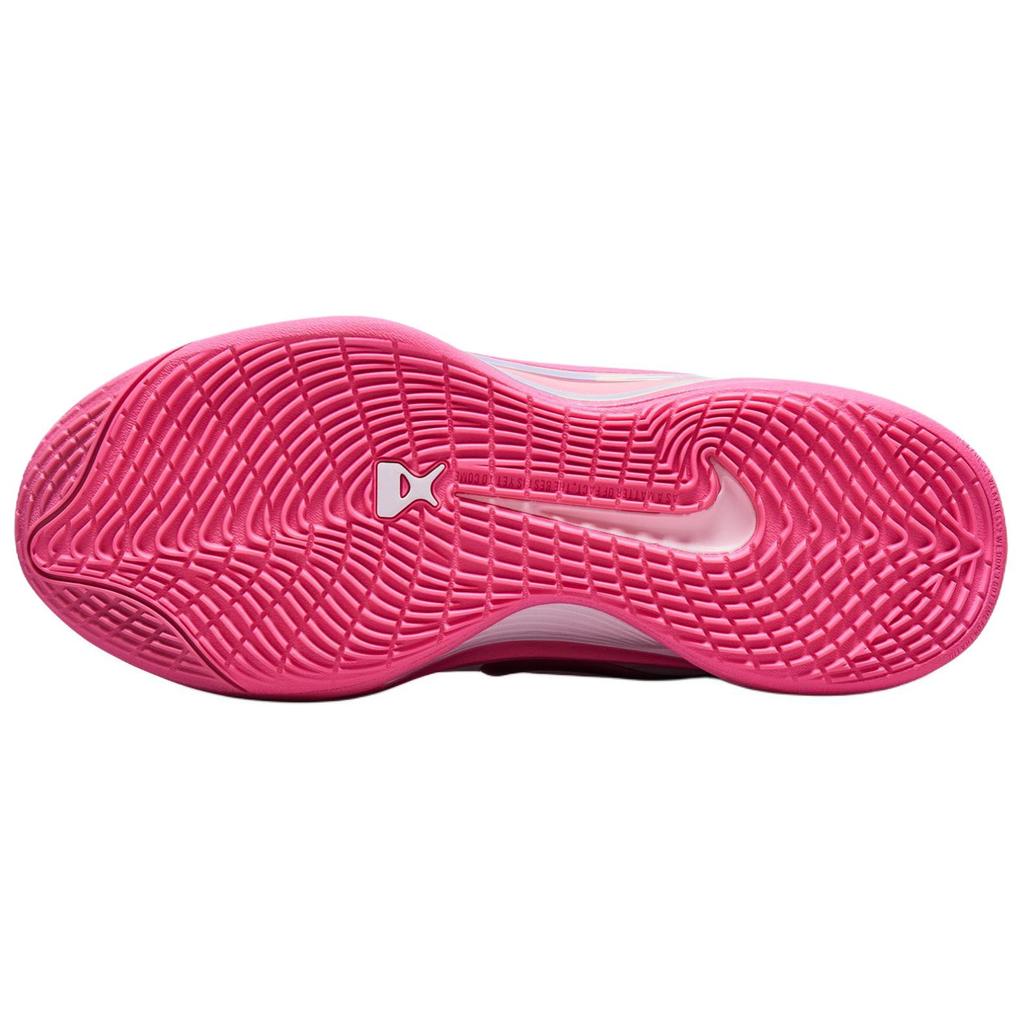 Nike A'One Anti Slip Wear Resistant Low Top Basketball Shoes Unisex Pink