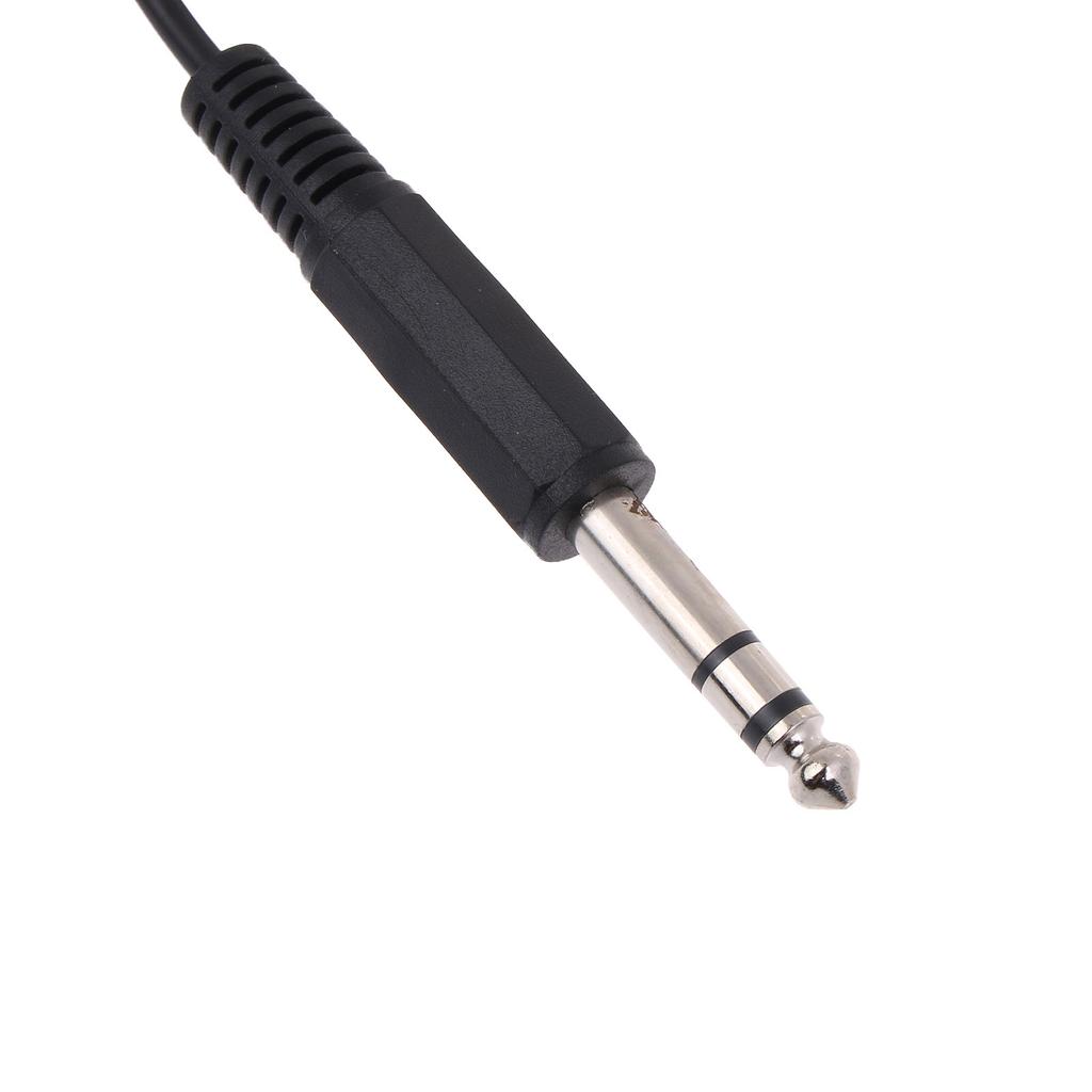 6.35mm TRS Stereo Male to 3.5mm Male Plug Aux Cable Cord 1.8m 1/4" to 1/8" Connection Cord for Power Amplifier Equalizer
