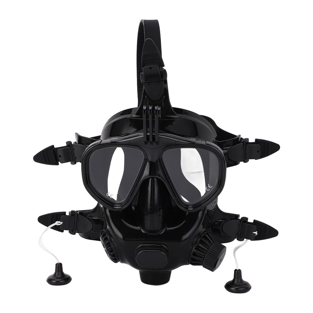 Очки для дайвинга с полным лицом, антизапотевающие, герметичные, панорамный обзор на 180 градусов, силиконовые очки для подводного плавания с