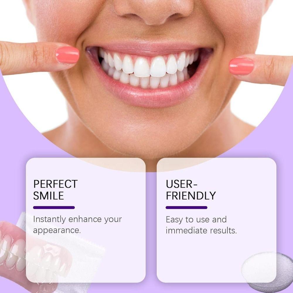 Виниры на зубы Силиконовая перебазировка Набор зубных протезов для зубных протезов Виниры Зубы
